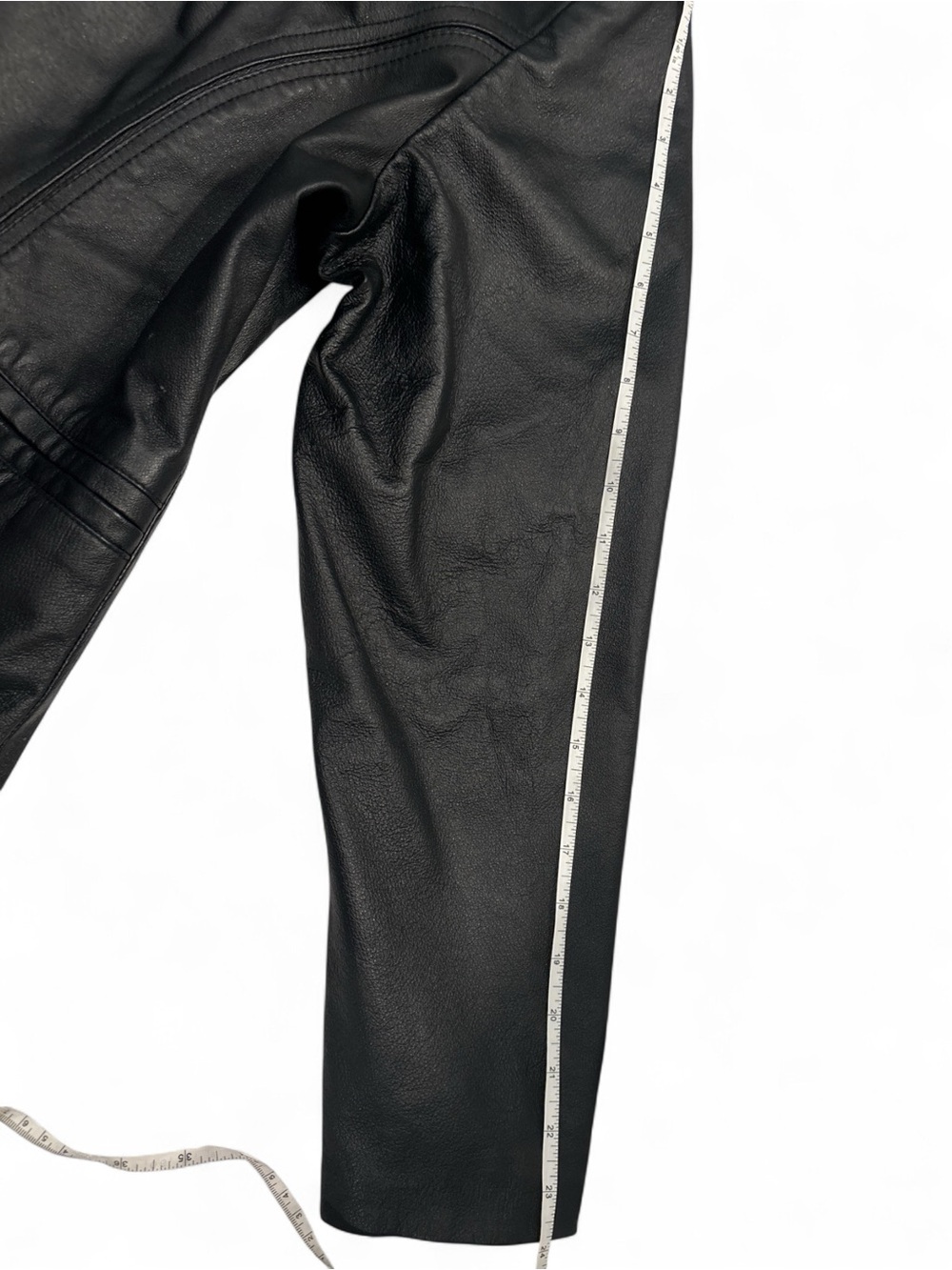 Shaver Lake Women’s Black Genuine Leather Zip-Up Women's Jacket SZ. L - Picture 3 of 6